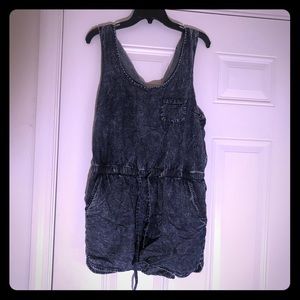 Denim romper